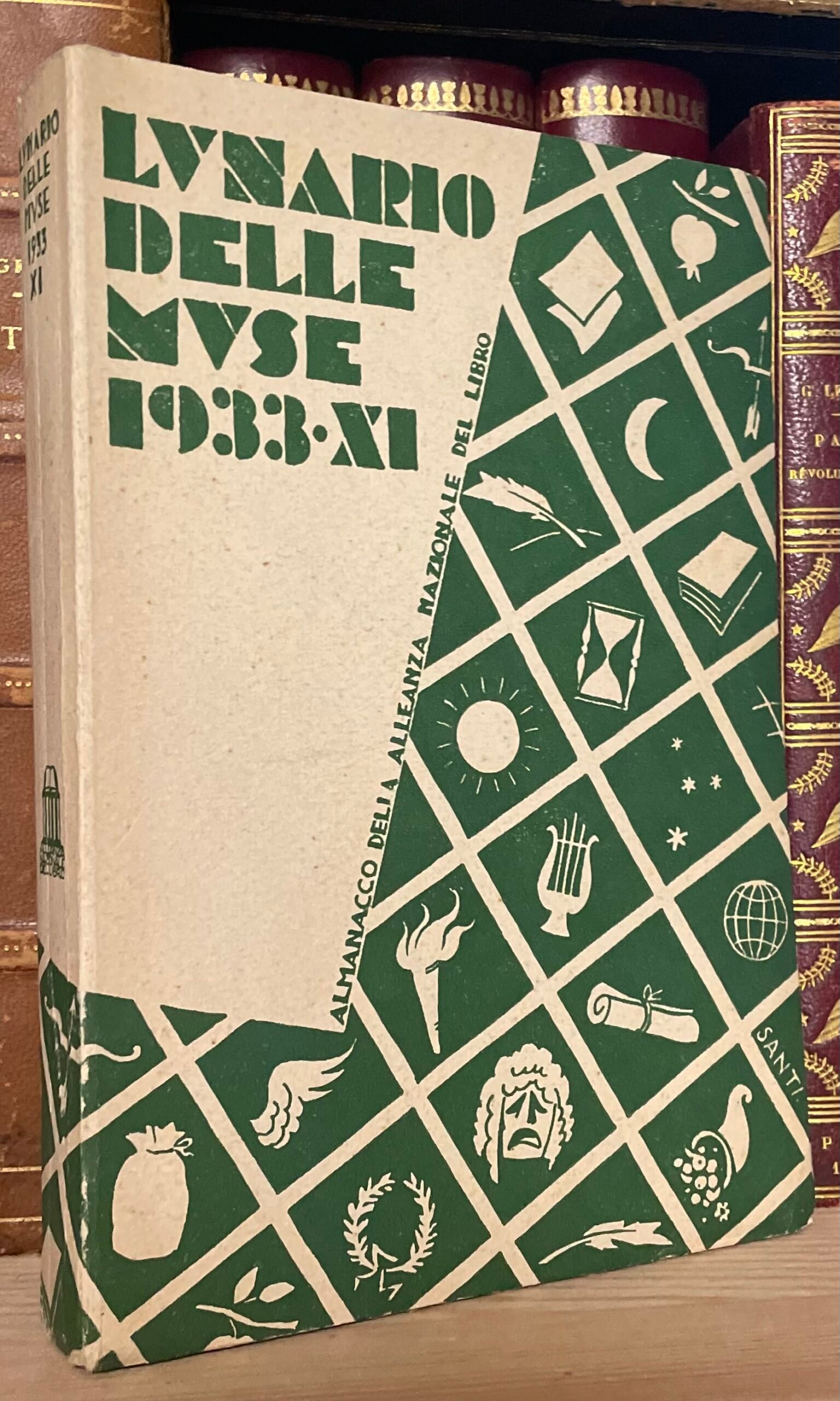 Lunario delle muse 1933-X N.1 Almanacco della Alleanza Nazionale del Libro