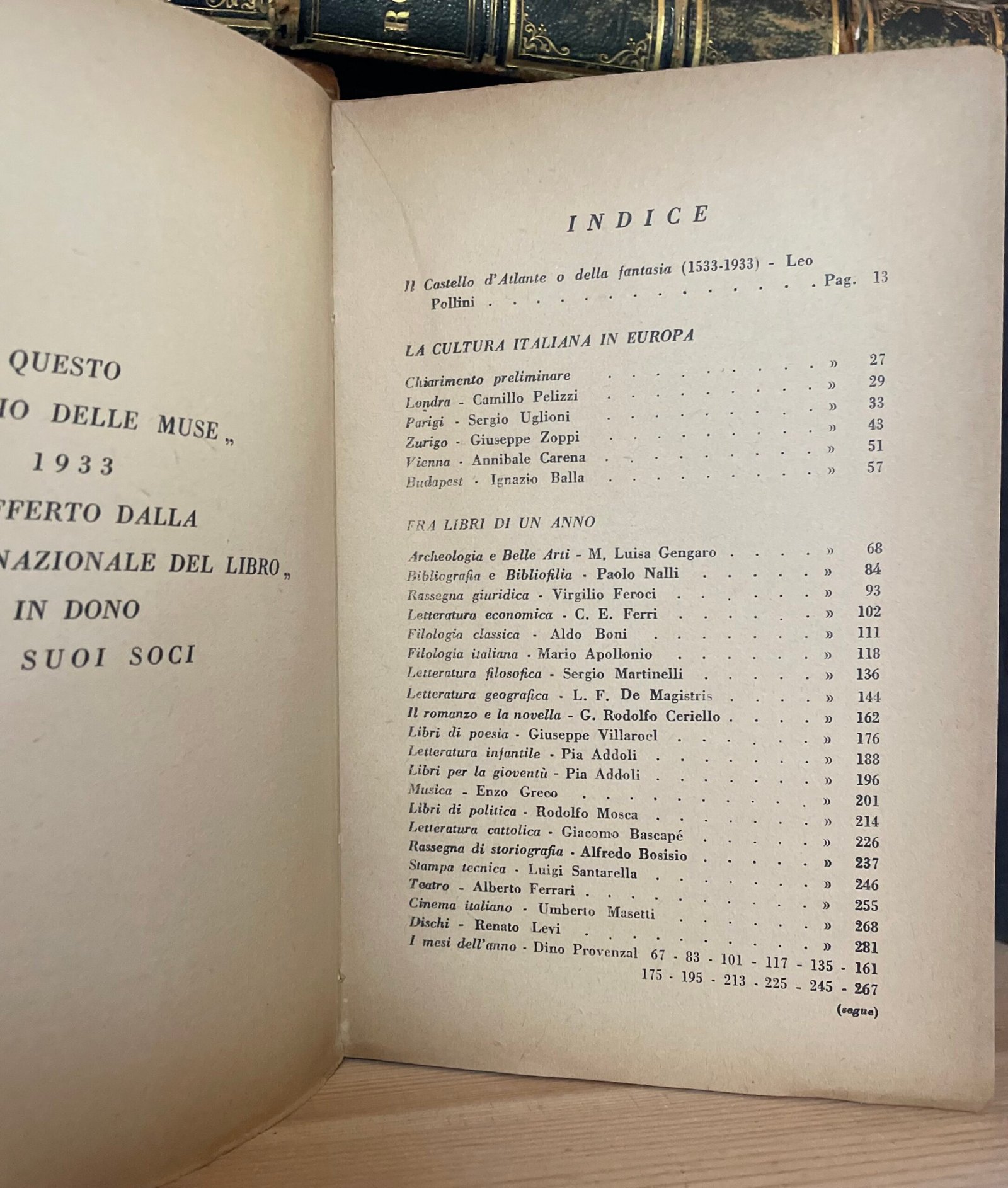 Lunario delle muse 1933-X N.1 Almanacco della Alleanza Nazionale del Libro - immagine 8