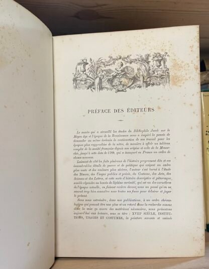 Paul Lacroix XVIII siècle Institutions usages et costumes 1700-1789 Didot 1875 - immagine 7