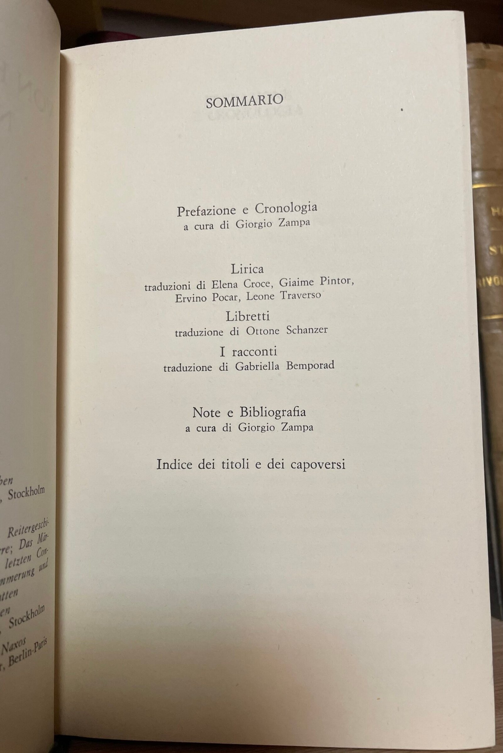 Hugo von Hofmannsthal Narrazioni e poesie Meridiani Mondadori 1972 - immagine 5