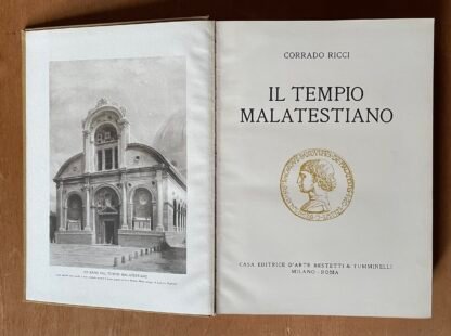 Corrado Ricci Il Tempio Malatestiano Bestetti e Tumminelli 600 es. numerati - immagine 7