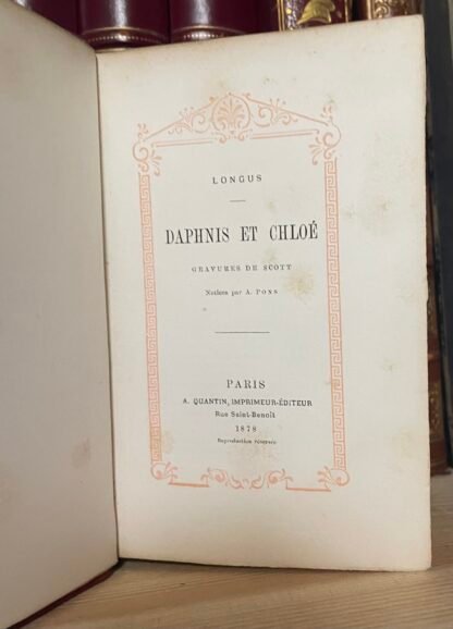 Longus Daphnis et Chloé gravures de Scott Quantin 1878 - immagine 15