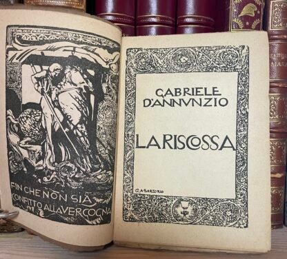 Gabriele D'Annuzio La riscossa Bestetti e Tumminelli fuori commercio (sd) (1918) - immagine 4