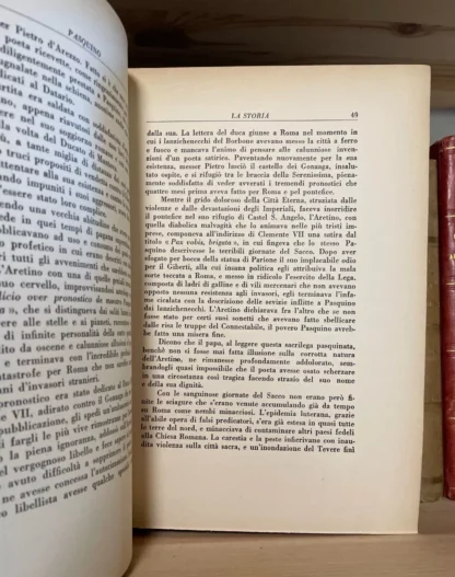 Pasquino cinquecento pasquinate Renato e Fernando Silenzi Bompiani 1932 - immagine 6