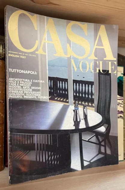 Casa Vogue Nov. 1983 n 146 TuttoNapoli architettura e cultura ville e palazzi