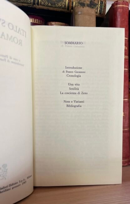 Italo Svevo Romanzi Mondadori I Meridiani 1985 prima edizione - immagine 7