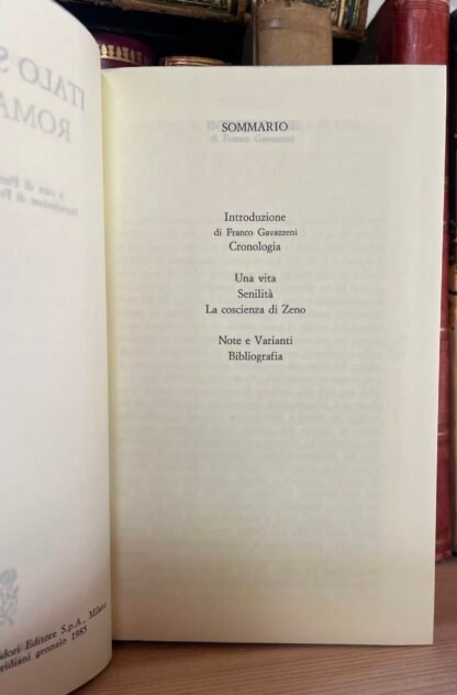 Italo Svevo Romanzi Mondadori I Meridiani 1985 prima edizione - immagine 8