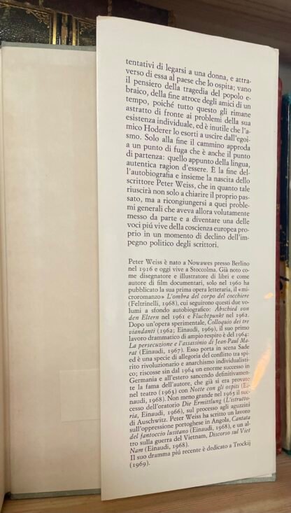 Peter Weiss Congedo dai genitori e Punto di fuga Einaudi 1970 - immagine 10