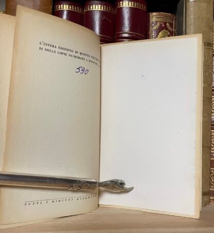 Carlo Belli Aurora all'Ovest Rettangolo d'oro 1944 ed. numerata - immagine 7