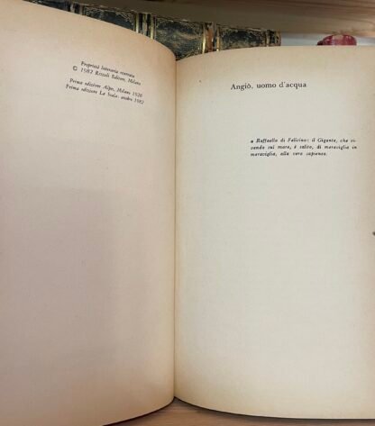 Lorenzo Viani Angiò, uomo d'acqua Rizzoli 1982 - immagine 12