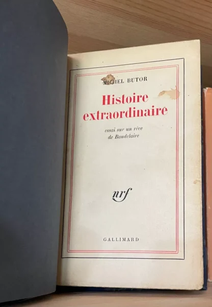 Michel Butor Histoire extraordinaire Gallimard 1961 - immagine 5
