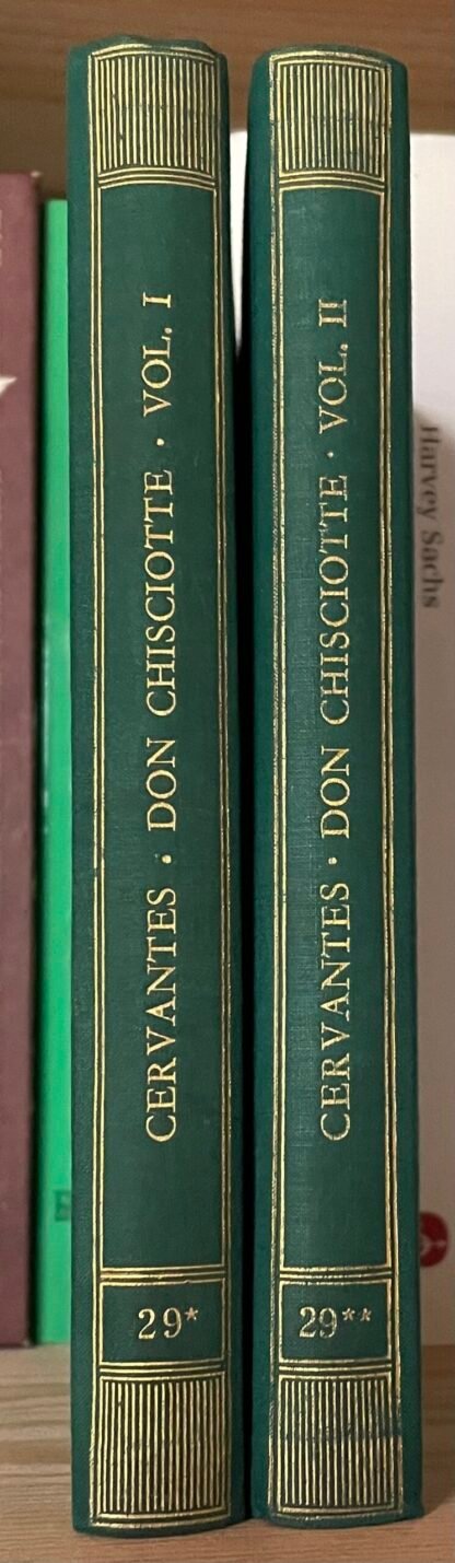 Cervantes Don Chisciotte due voll. Mondadori biblioteca romantica Borgese 1933 - immagine 2