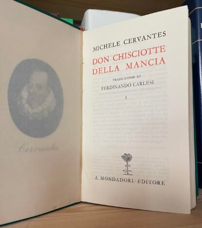 Cervantes Don Chisciotte due voll. Mondadori biblioteca romantica Borgese 1933 - immagine 9