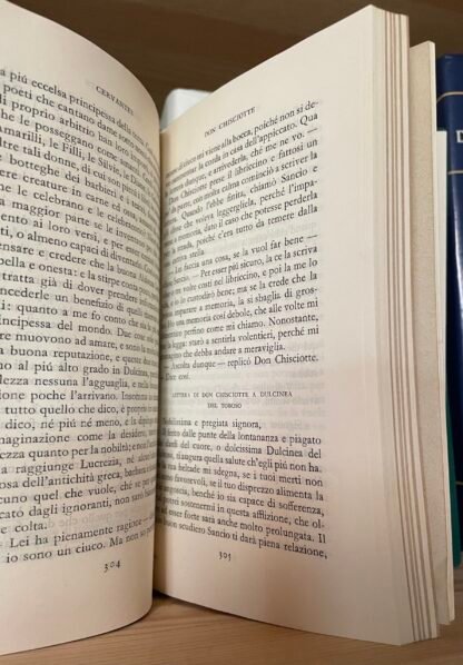 Cervantes Don Chisciotte due voll. Mondadori biblioteca romantica Borgese 1933 - immagine 11