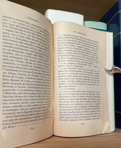Cervantes Don Chisciotte due voll. Mondadori biblioteca romantica Borgese 1933 - immagine 12