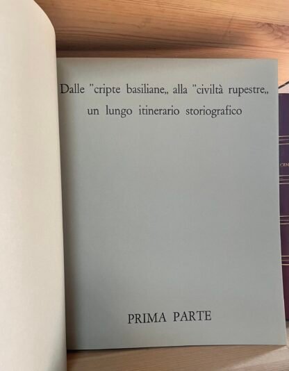 Cosimo Damiano Fonseca Civiltà Rupestre In Terra Jonica Ed. Bestetti Carlo 1970 - immagine 6