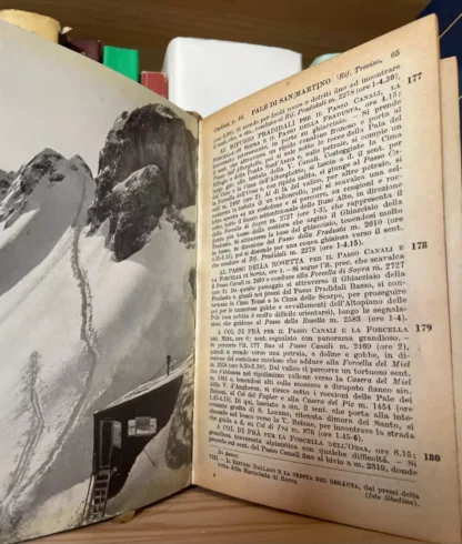 Saglio Da rifugio a rifugio Dolomiti Occidentali Touring Club Italiano CAI 1949 - immagine 10