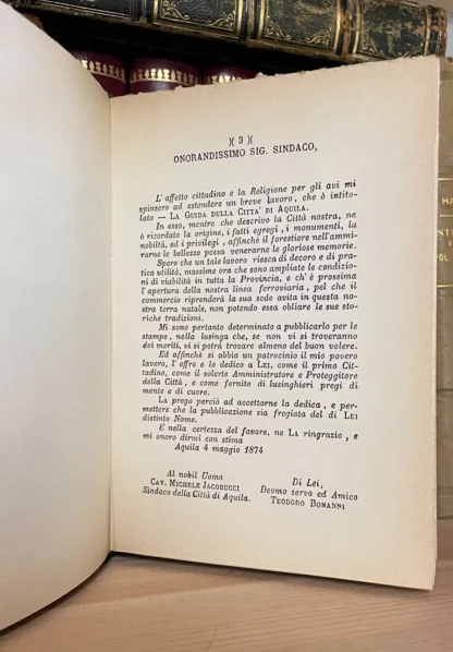 Bonanni Guida storica della città dell'Aquila 1874 Ristampa anastatica 1979 - immagine 6