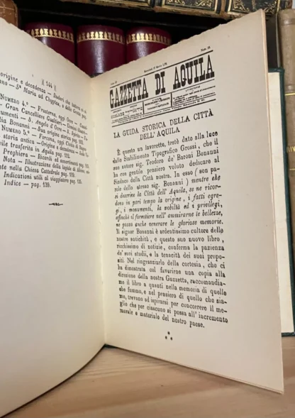 Bonanni Guida storica della città dell'Aquila 1874 Ristampa anastatica 1979 - immagine 9