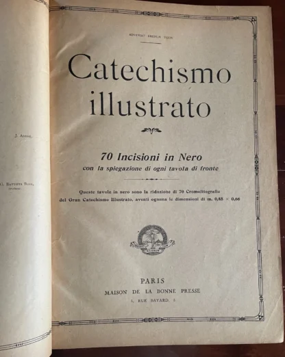Catechismo illustrato Maison De La Bonne Presse 1929 - immagine 7