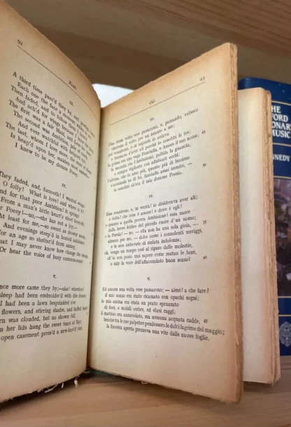 John Keats Iperione odi e sonetti testo a fronte Sansoni 1953 - immagine 5