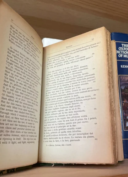John Keats Iperione odi e sonetti testo a fronte Sansoni 1953 - immagine 7