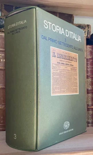 Storia d'Italia dal primo Settecento all'Unità volume 3 Einaudi Editore 1973