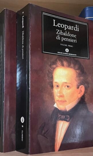 Leopardi Zibaldone di pensieri 2 voll. in cofanetto Mondadori Oscar classici 2000
