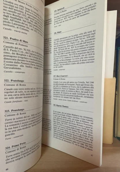 A.VV. Carta dei luoghi fortificati del Lazio Palombi Editori 1985 - immagine 7
