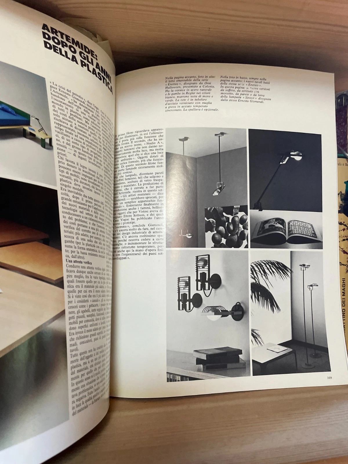 Casa Vogue Marzo 1976 n. 55 Cassina Artemide Villa Reale di Monza - immagine 11