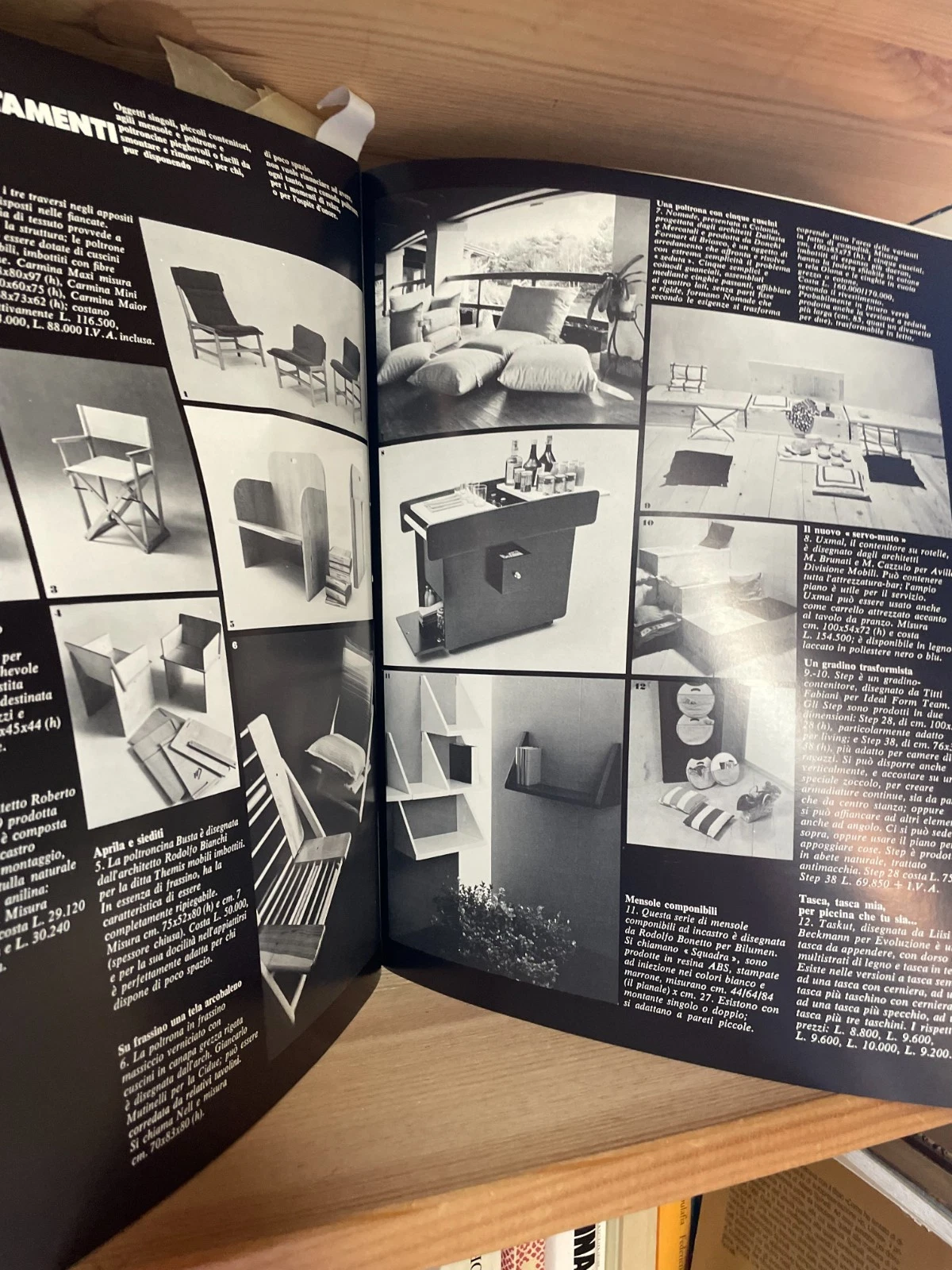 Casa Vogue Marzo 1976 n. 55 Cassina Artemide Villa Reale di Monza - immagine 14