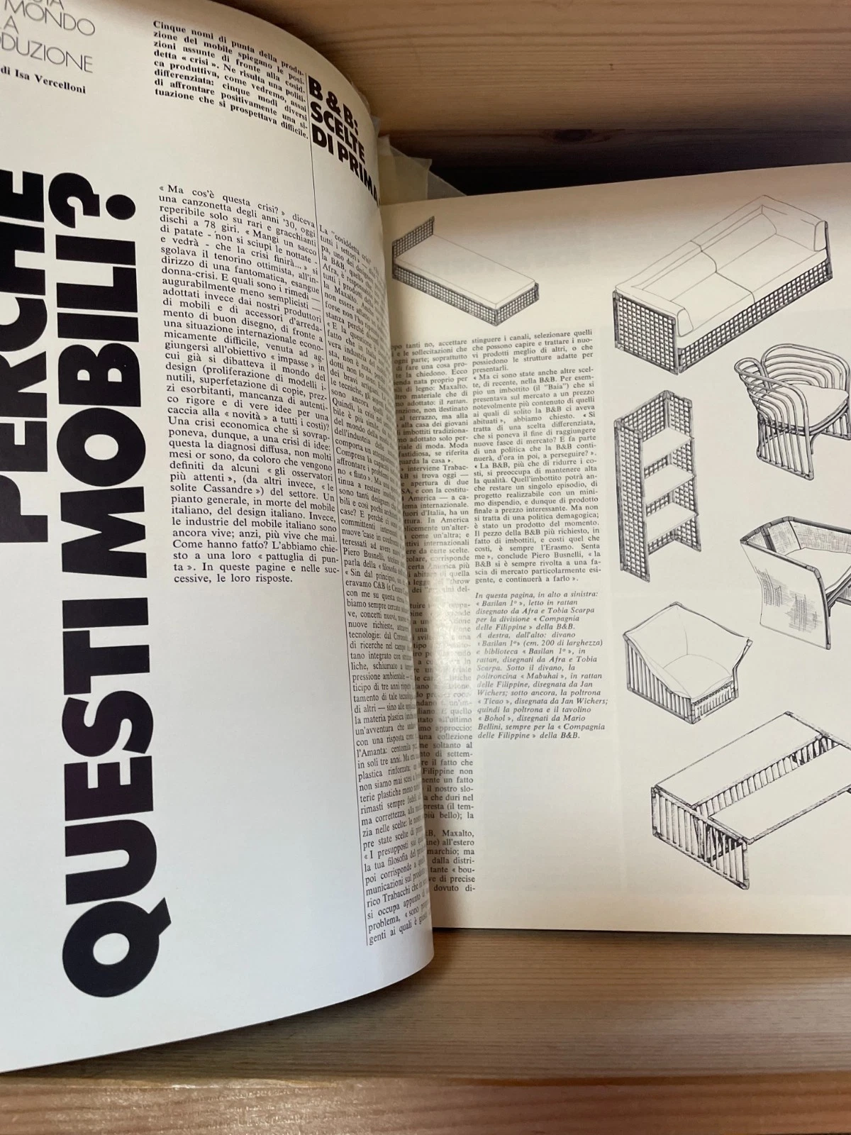 Casa Vogue Marzo 1976 n. 55 Cassina Artemide Villa Reale di Monza - immagine 15