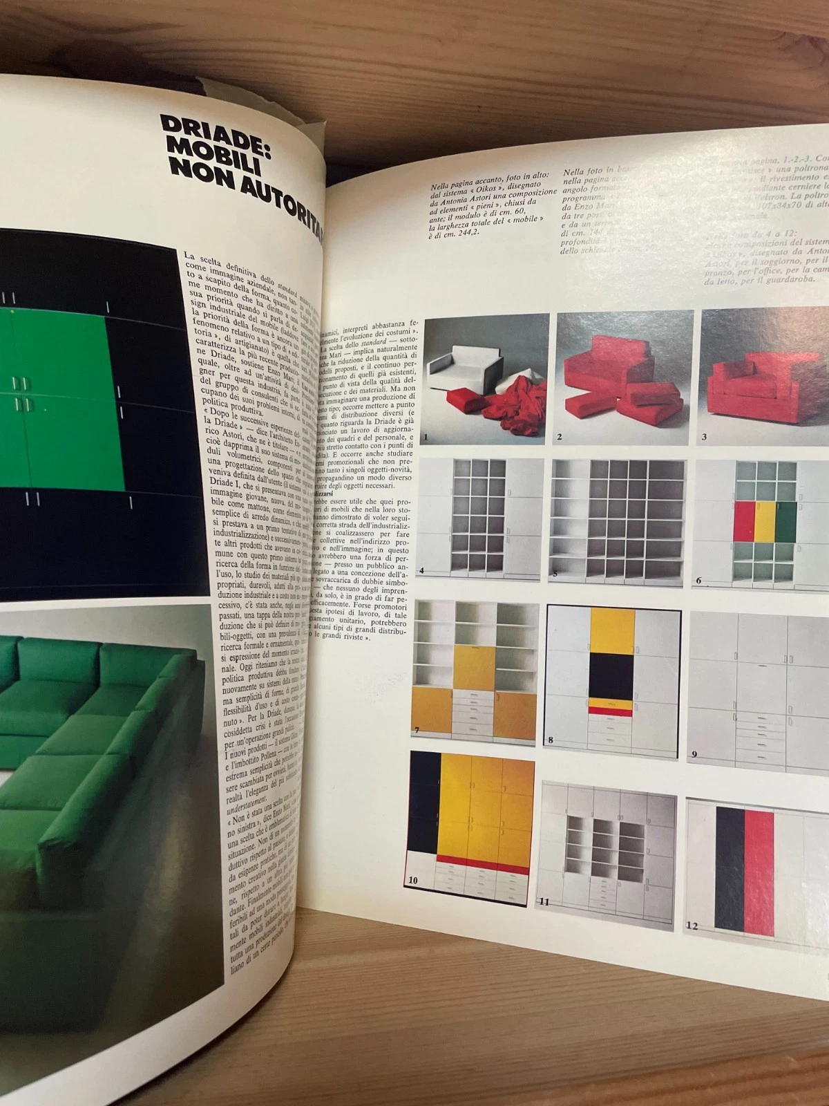 Casa Vogue Marzo 1976 n. 55 Cassina Artemide Villa Reale di Monza - immagine 9