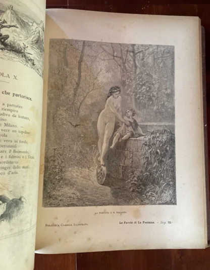 Le Favole di La Fontaine ill. da Doré trad. di E. De Marchi Sonzogno 1886 - immagine 9