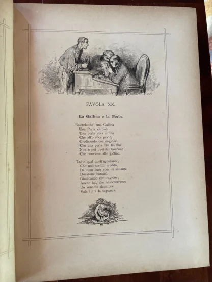 Le Favole di La Fontaine ill. da Doré trad. di E. De Marchi Sonzogno 1886 - immagine 10