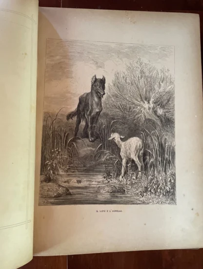 Le Favole di La Fontaine ill. da Doré trad. di E. De Marchi Sonzogno 1886 - immagine 14