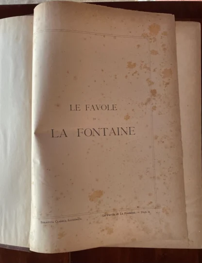 Le Favole di La Fontaine ill. da Doré trad. di E. De Marchi Sonzogno 1886 - immagine 5