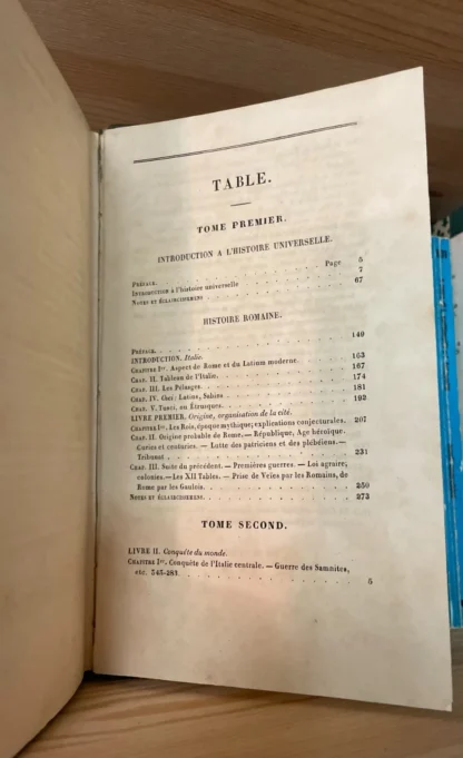 Michelet Histoire Romaine 2 tomi in unico volume Bruxelles 1836 4 edizione - immagine 9