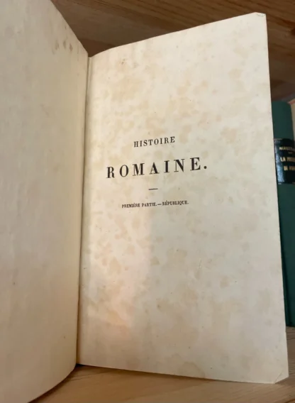 Michelet Histoire Romaine 2 tomi in unico volume Bruxelles 1836 4 edizione - immagine 4