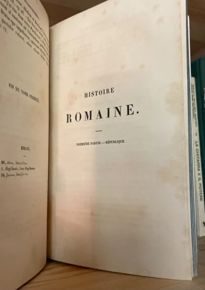Michelet Histoire Romaine 2 tomi in unico volume Bruxelles 1836 4 edizione - immagine 5