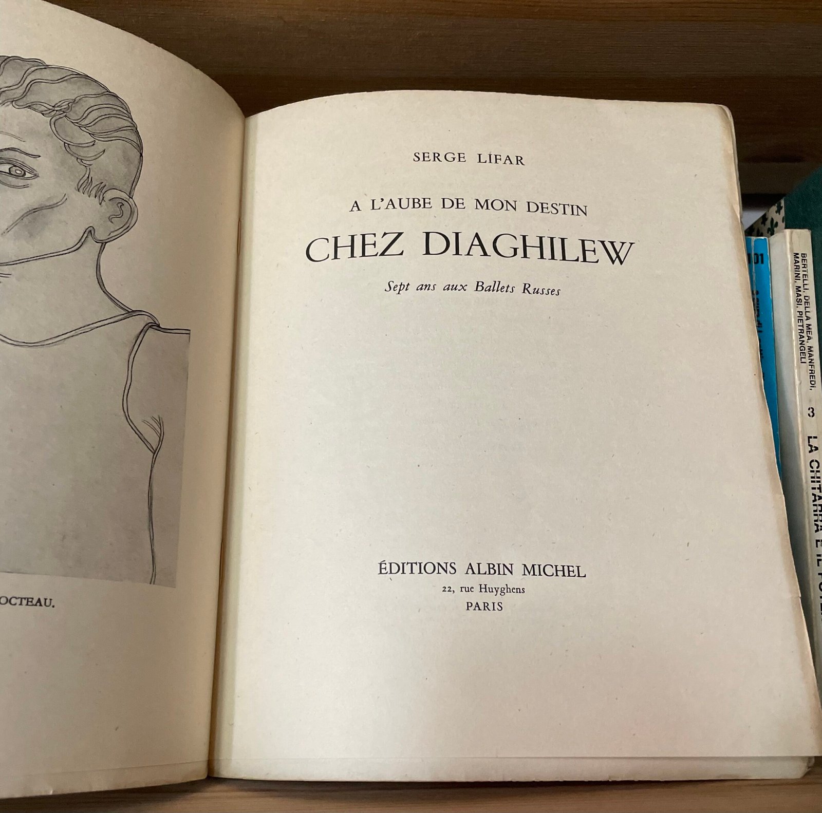 Serge Lifar A L'aube de mon destin chez Diaghilew Albin Michel 1948 - immagine 4
