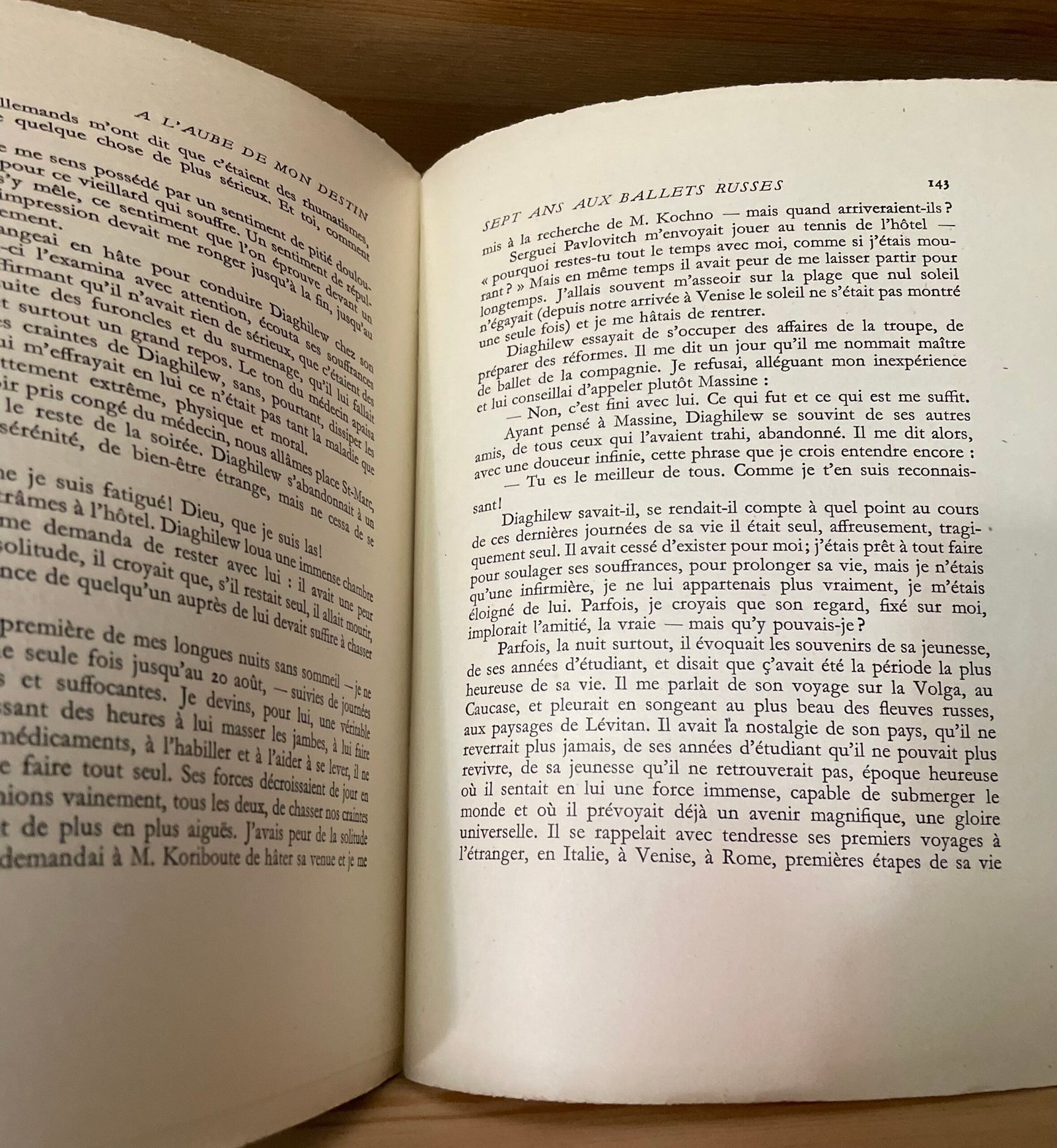 Serge Lifar A L'aube de mon destin chez Diaghilew Albin Michel 1948 - immagine 12