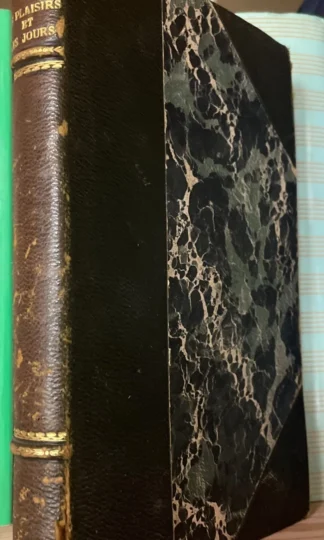 Marcel Proust Les plaisirs et les jours édition La Nouvelle Revue Française 1924