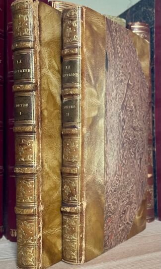 Contes et Nouvelles en vers par J. de La Fontaine Delarue Libraire due volumi
