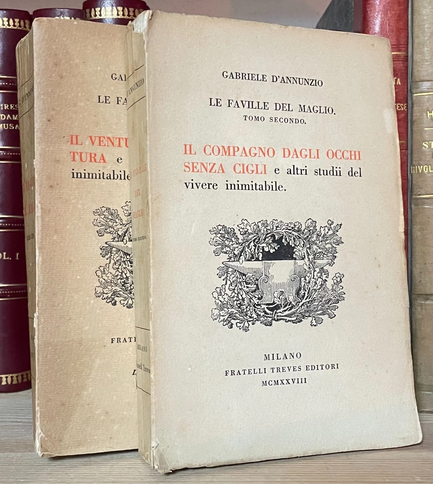 Gabriele D'Annunzio Le Faville del maglio due tomi Treves 1924-1928 - immagine 3
