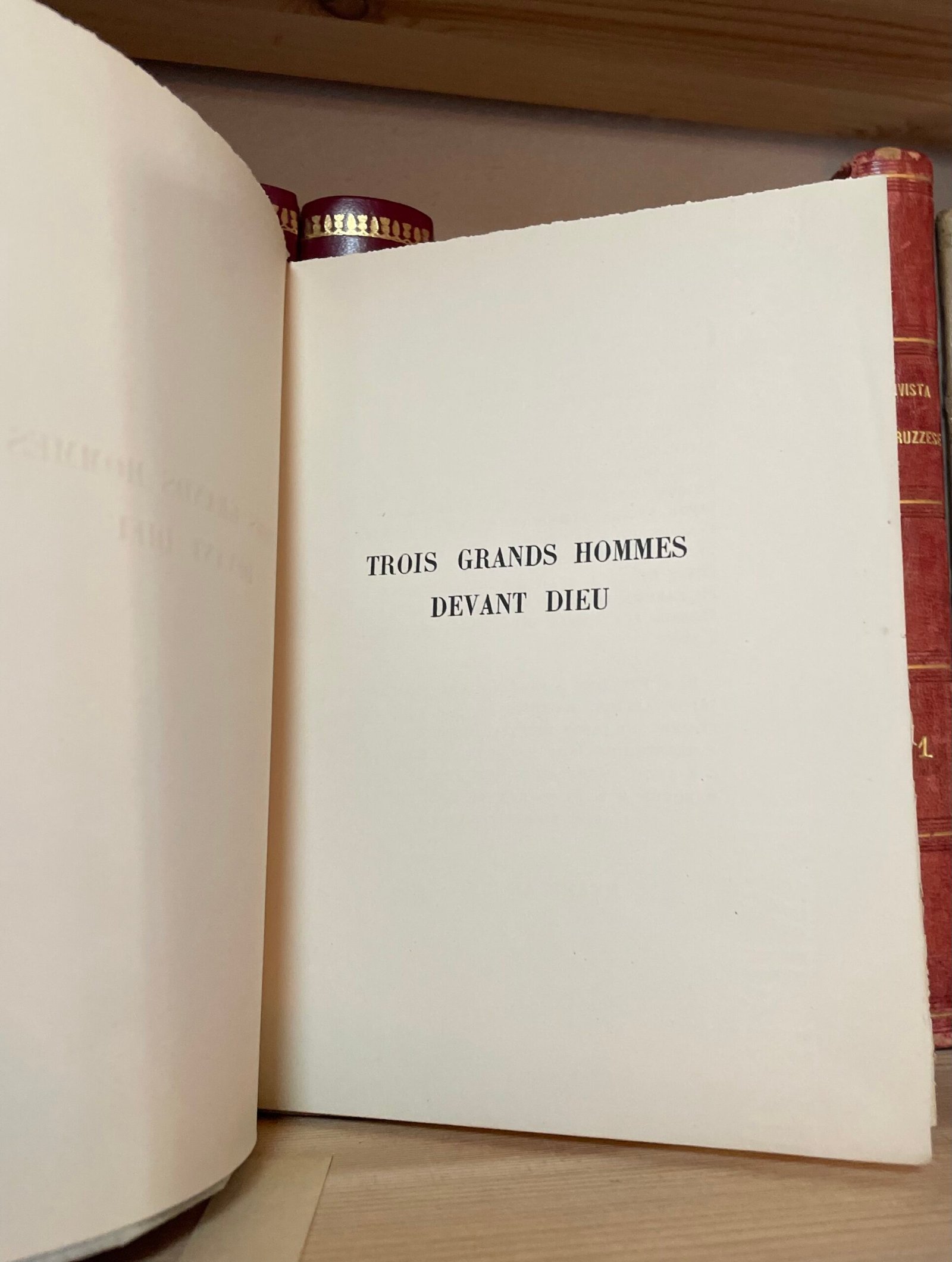 Mauriac Trois grands hommes devant dieu Editions du Capitole 1930 ed. num - immagine 3