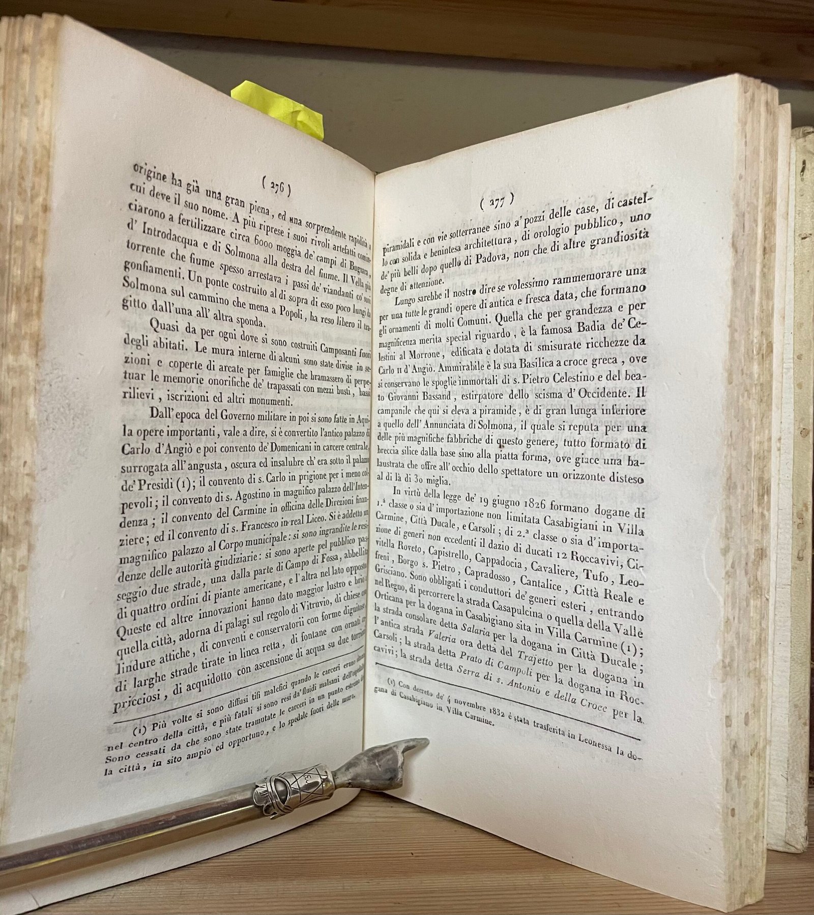 Giuseppe Del Re Descrizione topografica d'reali dominj al di qua del faro nel Regno delle due Sicilie 2 Tomi Tipografia dentro la Pietà de' Turchini 1830-1835 - immagine 9
