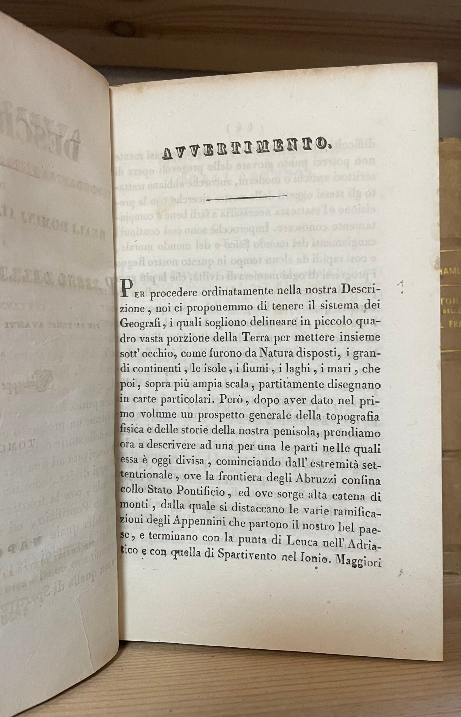 Giuseppe Del Re Descrizione topografica d'reali dominj al di qua del faro nel Regno delle due Sicilie 2 Tomi Tipografia dentro la Pietà de' Turchini 1830-1835 - immagine 38