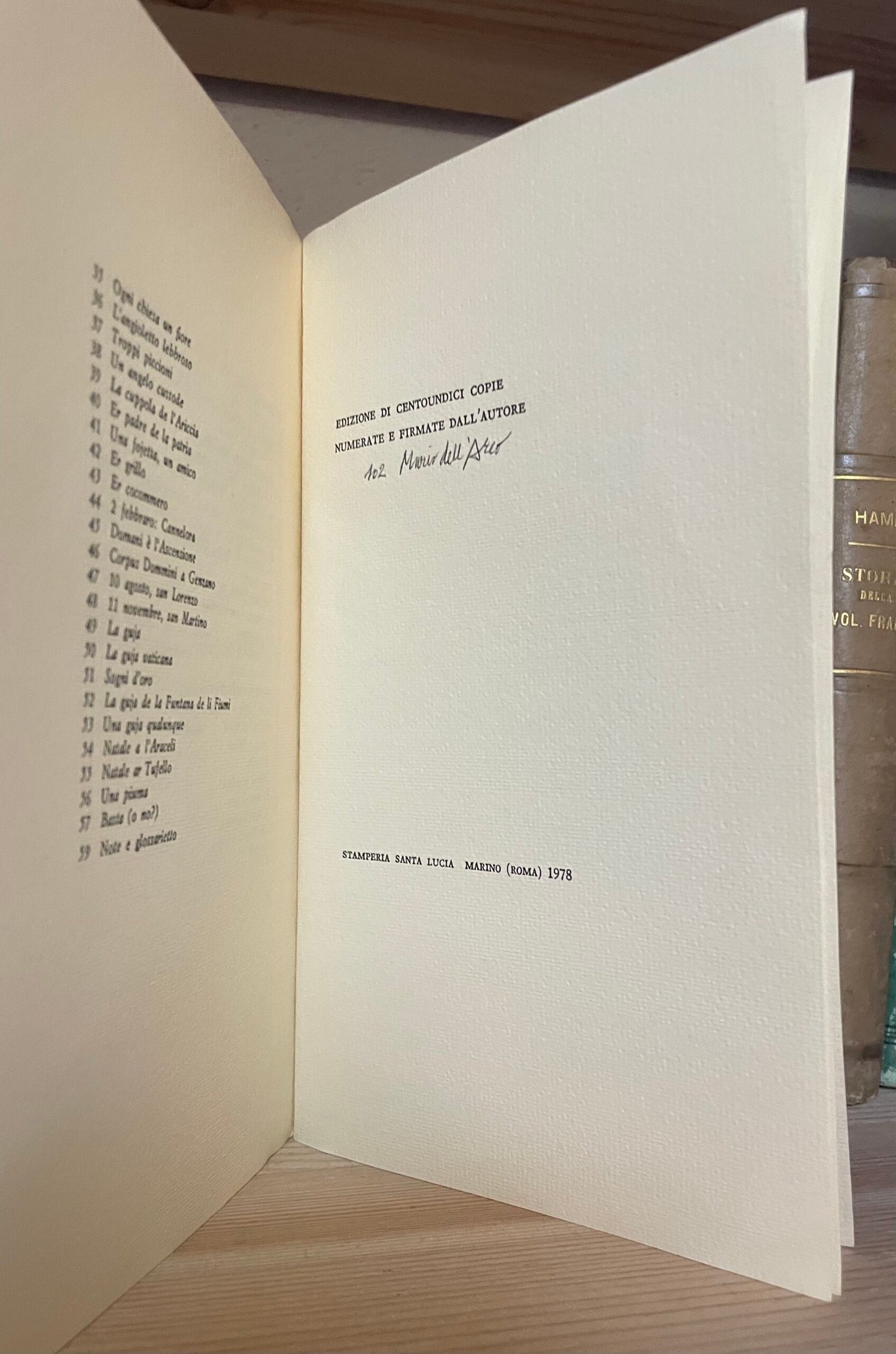 Mario Dell'Arco Arciroma 1978 edizione 111 copie numerate es. ad personam - immagine 3