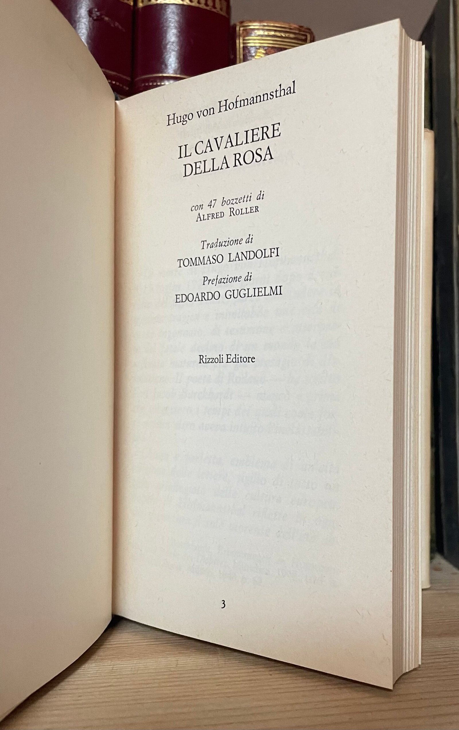 Hugo von Hofmannsthal Il cavaliere della rosa Rizzoli 1980 - immagine 6
